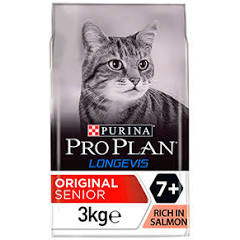 Buy Purina Pro Plan Original Senior 7+ with Salmon 3kg online