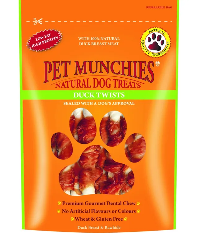 Buy Pet Munchies Duck Twists Dog Treats 80g online