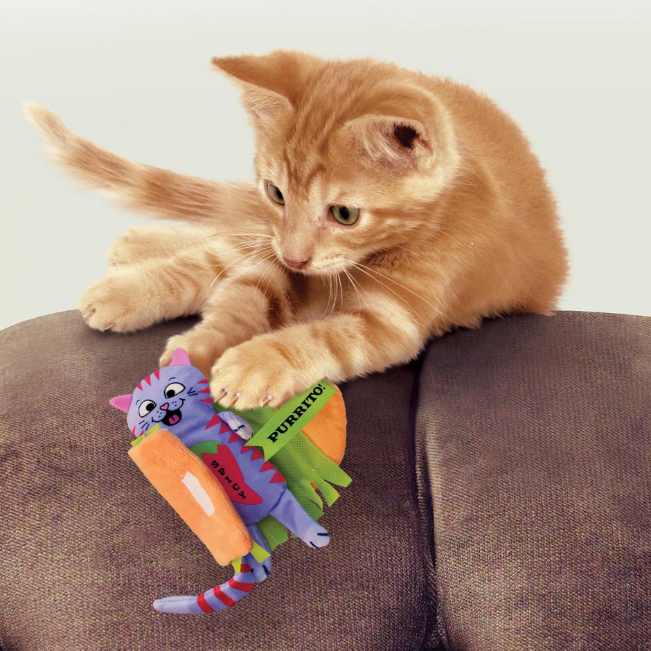 Buy KONG Pull-A-Partz Purrito catnip toy for cats online