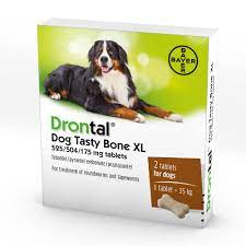 Buy Drontal Dog Tasty Bone & Tasty Bone XL Tablets, pk2 online