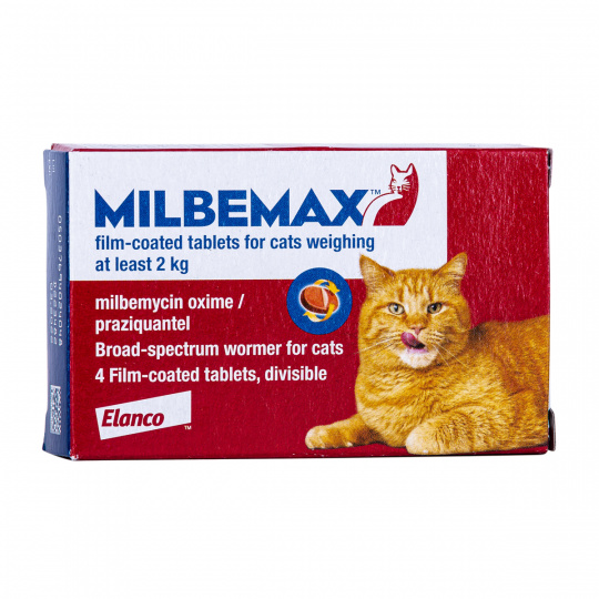 Buy Milbemax Tablets for Cats and Kittens, pk4 online