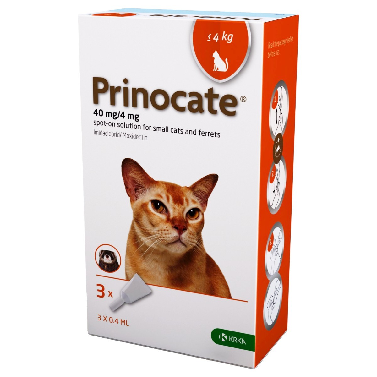 Buy Prinocate Spot-on Solution for Cats and Dogs, pk3 online