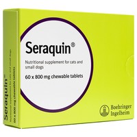 Buy Seraquin Chewable Tablets for Small Dogs & Cats 800mg, pk60 online