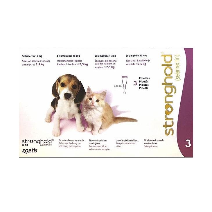 Buy Stronghold Spot-On Solution for Cats & Dogs, pk3 online