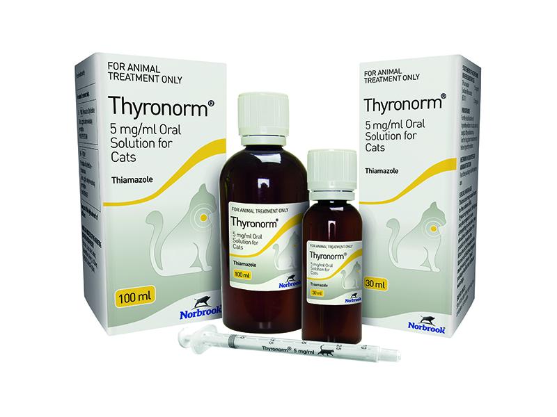 Buy Thyronorm 5 mg/ml Oral Solution for Cats, 30ml online