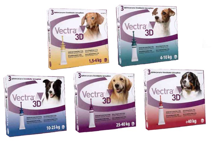 Buy Vectra® 3D spot-on solution for dogs, pk3 online