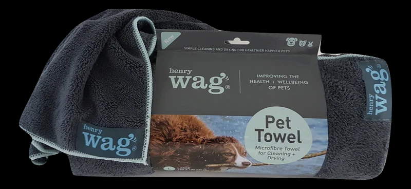 Buy Henry Wag Dog Drying Coat Available in 2 sizes online