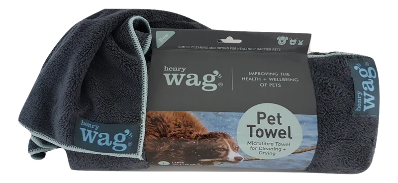 Buy Henry Wag Dog Drying Coat Available in 2 sizes online