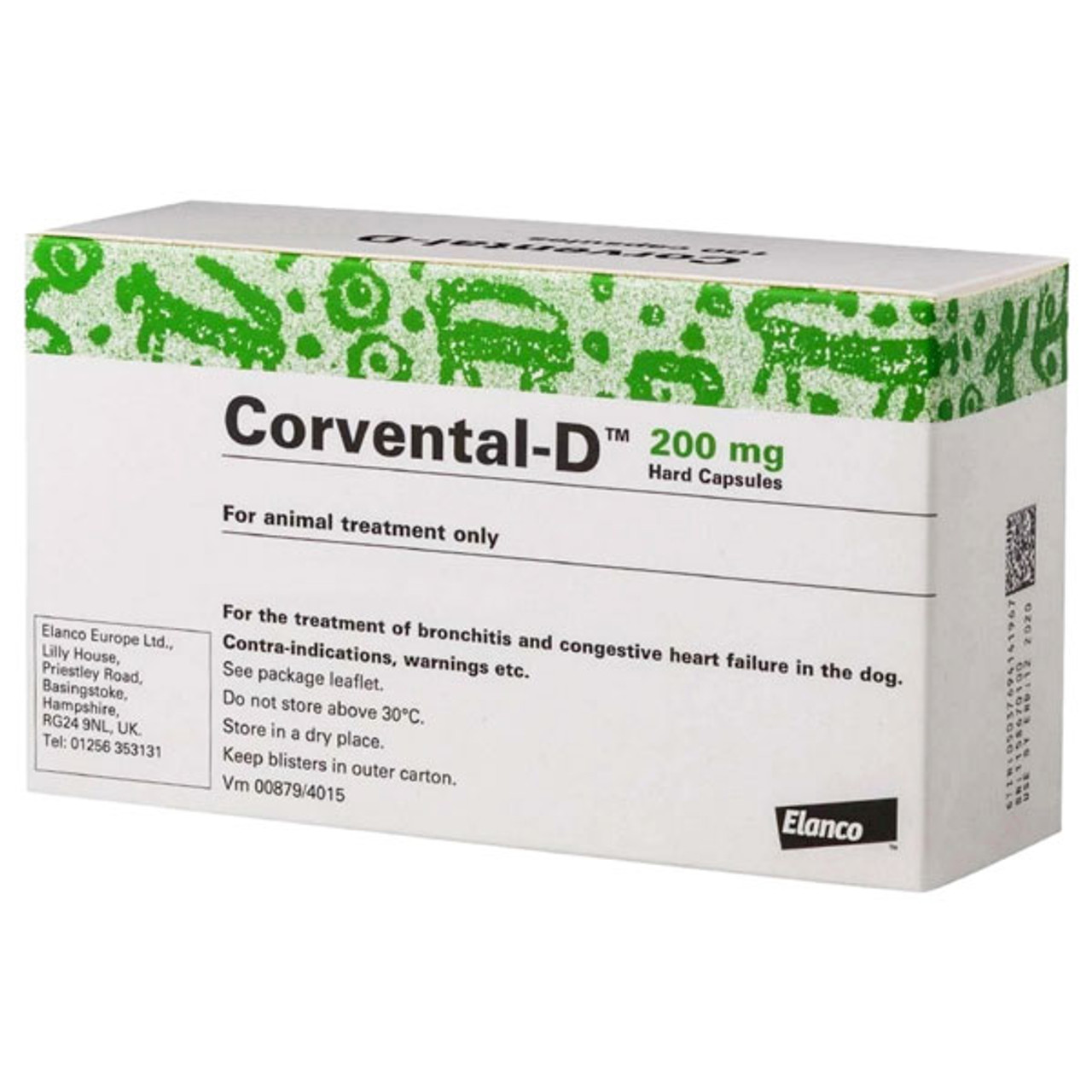 Buy 200mg Corvental-D Capsule - per Capsule, pk100 online