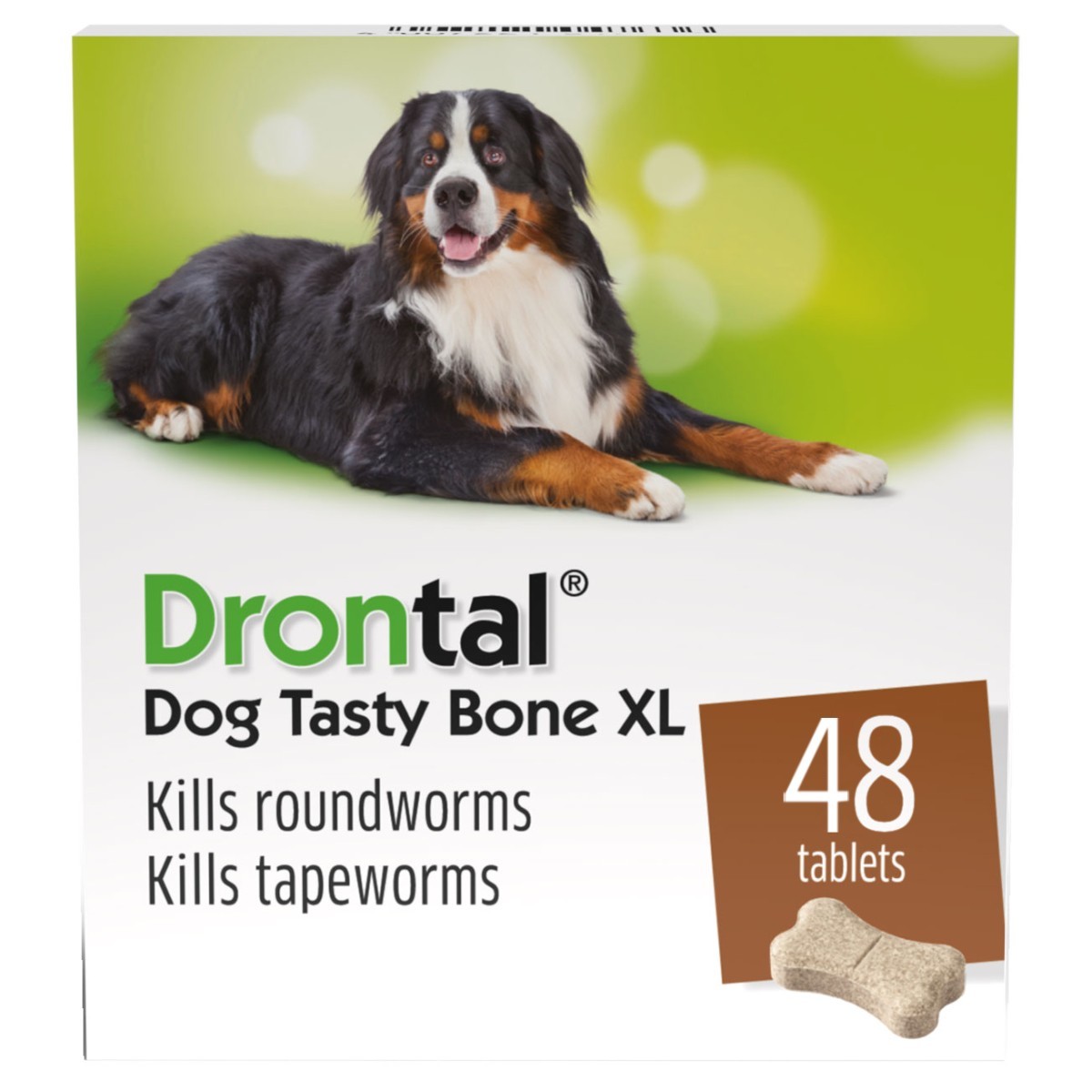 Buy Drontal Tasty Bone XL Wormer Tablets for Large Dogs, pk2	 online