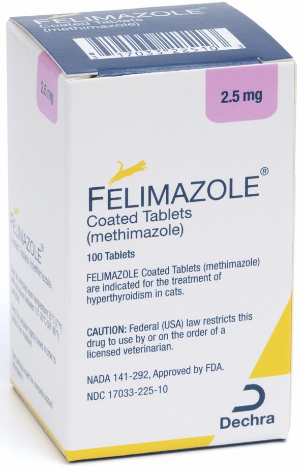 Buy Felimazole Tablets - 2.5mg, pk100 online