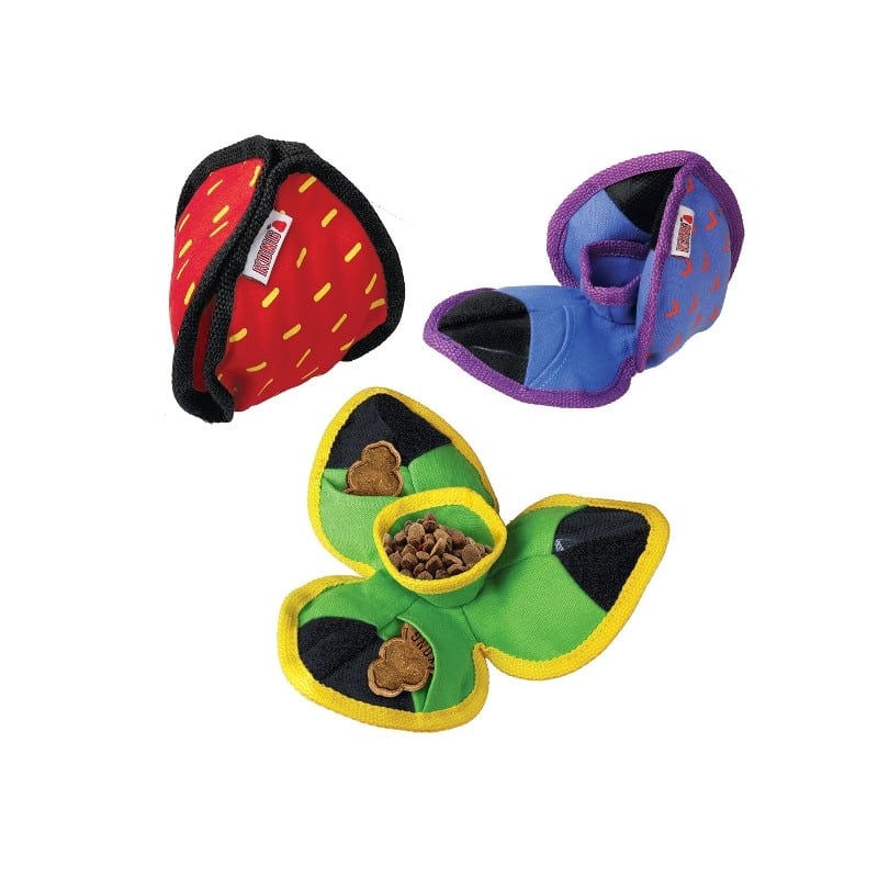Buy KONG Ballistic Hide N’ Treat Assorted Colours Large online