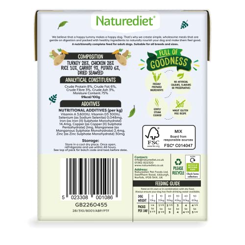 Buy NatureDiet Feel Good Senior Lite 18 x 390g online