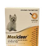 Buy Moxiclear 100 mg + 25 mg Spot-on Solution for Medium Dogs, pk4 online